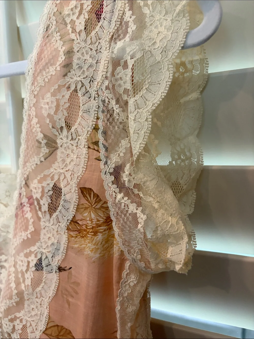 Zimmermann Lace Trim Pink Peach Slip - Picture 6 of 9